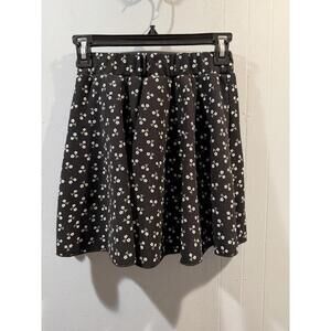 Youth Girls SHEIN Floral Skirt Size 12Y Black